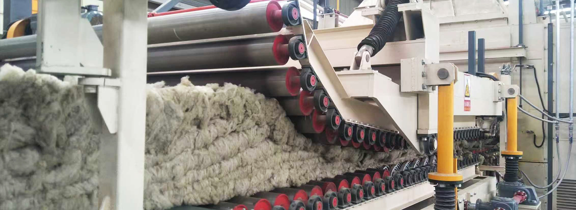 Crimping and Pressure Machine for Rock Wool Production Line